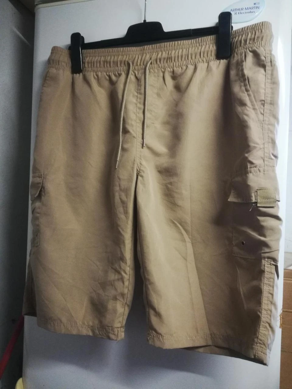 Bermudas (largo 60 cm) elástico Ecru/Sable etiqueta T.XL – photo 14